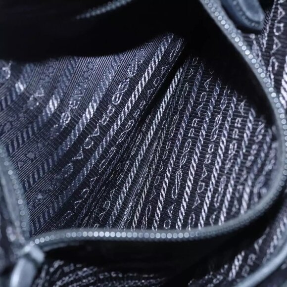 PRADA Hand Bag Nylon 2way Black Auth BA009 - Picture 14 of 16